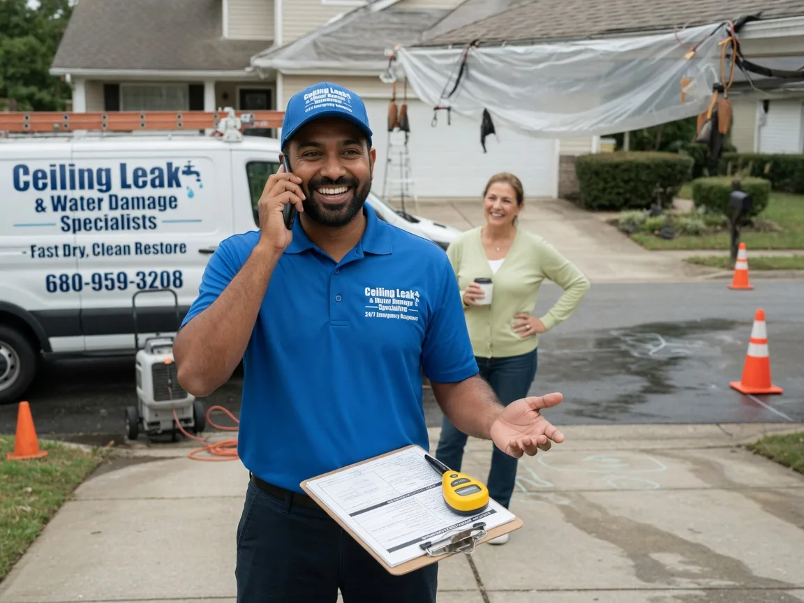 Ceiling Leak Cleanup Kimberly, OR FAQs